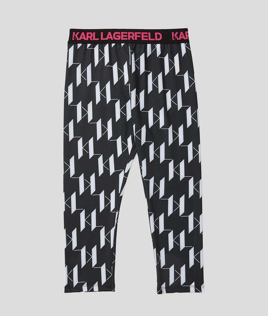 Karl Lagerfeld - Клинове - KL Monogram Leggings - Love|Labels