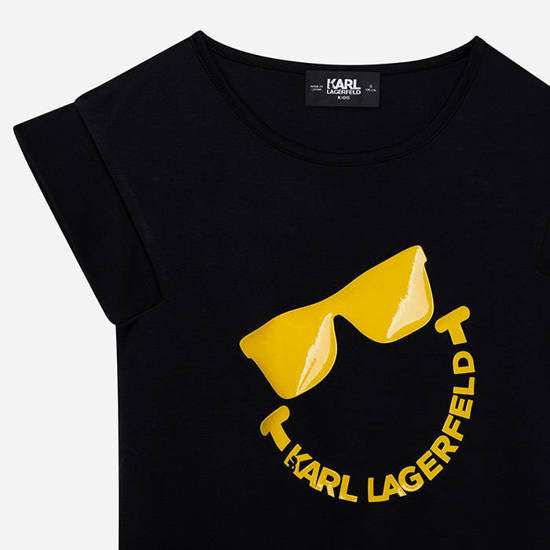 Karl Lagerfeld - Рокли - Smiley Short Sleeved Dress - Love|Labels