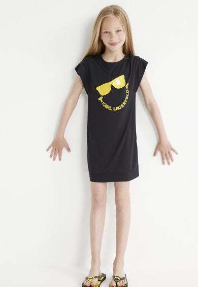 Karl Lagerfeld - Рокли - Smiley Short Sleeved Dress - Love|Labels