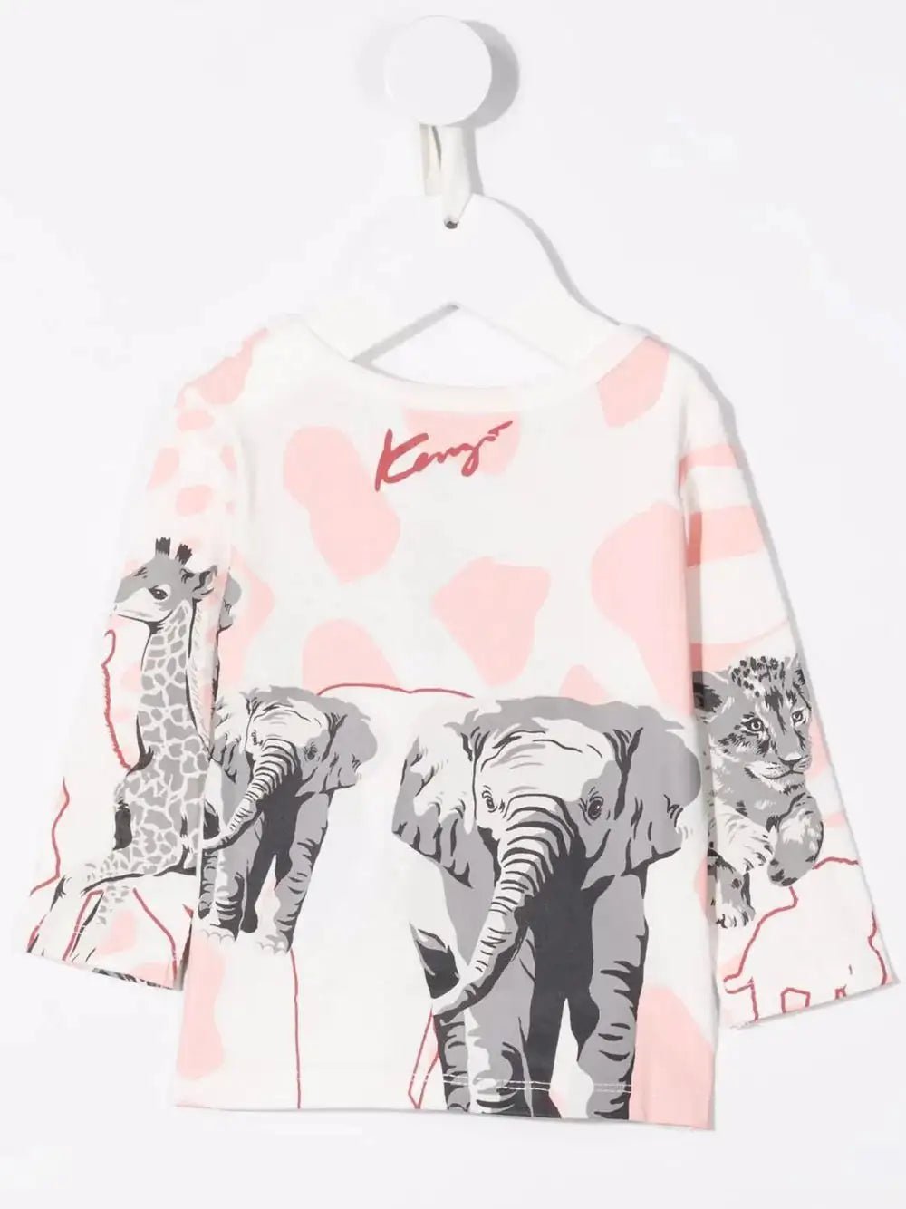 KENZO Kids - Блузи - Animal - Print Organic Cotton T-shirt - Love|Labels