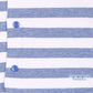 White-Blue Striped Sweatshirt