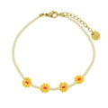 Les Cleias Paris - Бижута - Гривни - Bracelet Prairie Jaune - Love|Labels