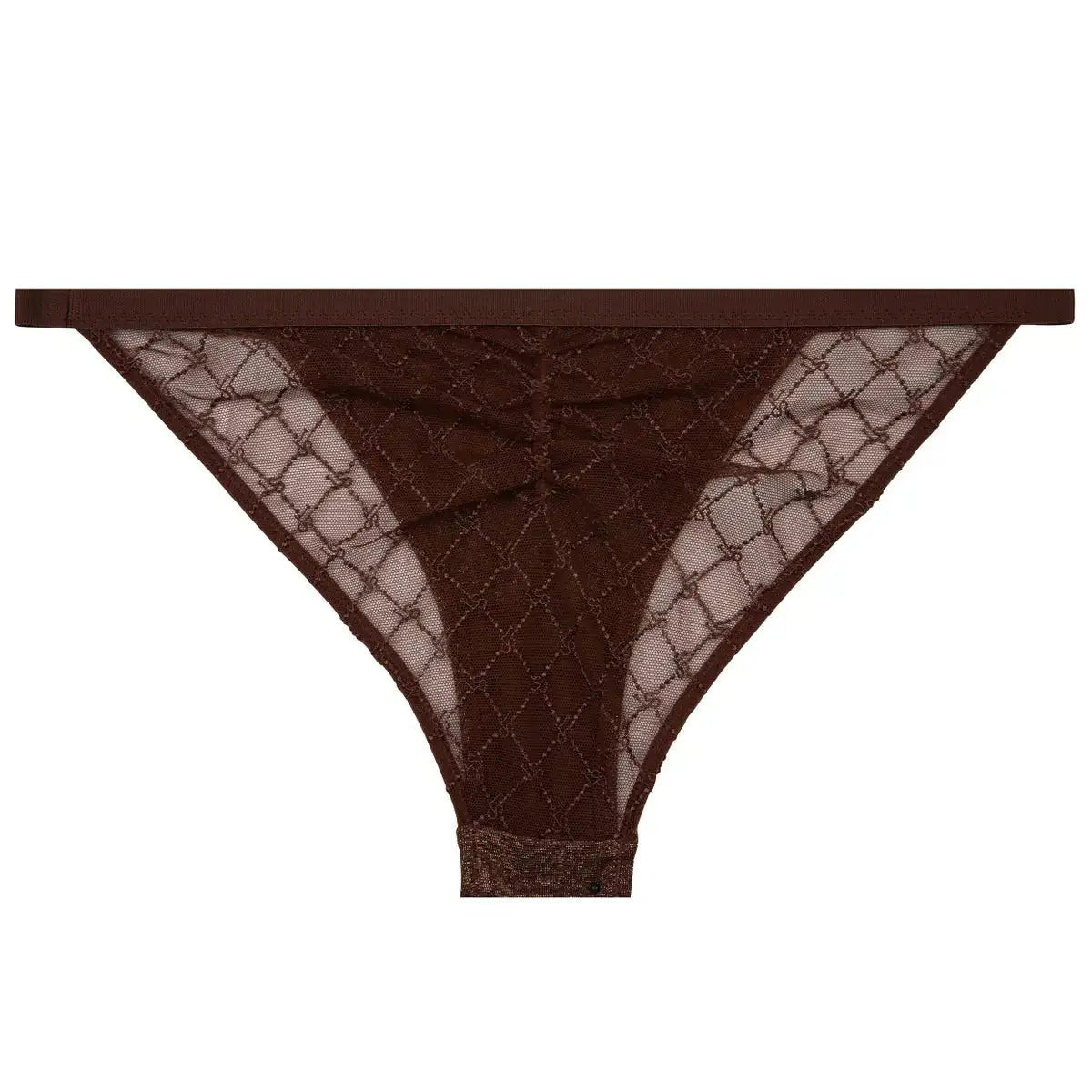 Love Stories Intimates - Бельо - Бикини - Wild Rose Shiny Brown Briefs - Love|Labels