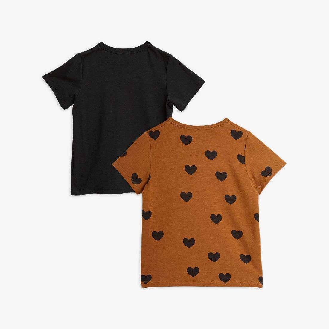 Mini Rodini - Тениски - 2 - Pack Basic Hearts T-Shirt - Love|Labels