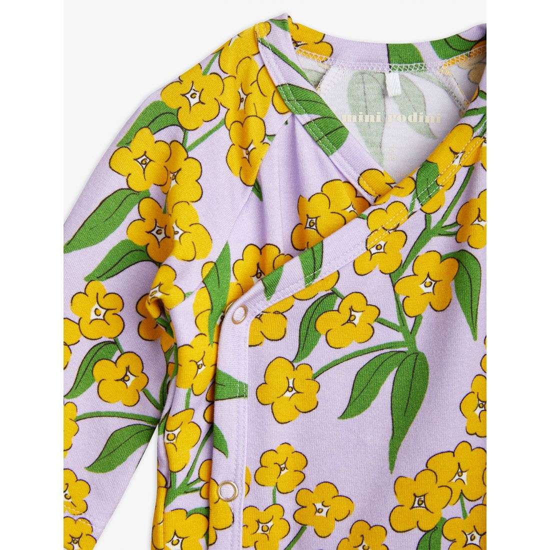 Mini Rodini - Ромпери - Alpine Flowers Wrap Body - Love|Labels