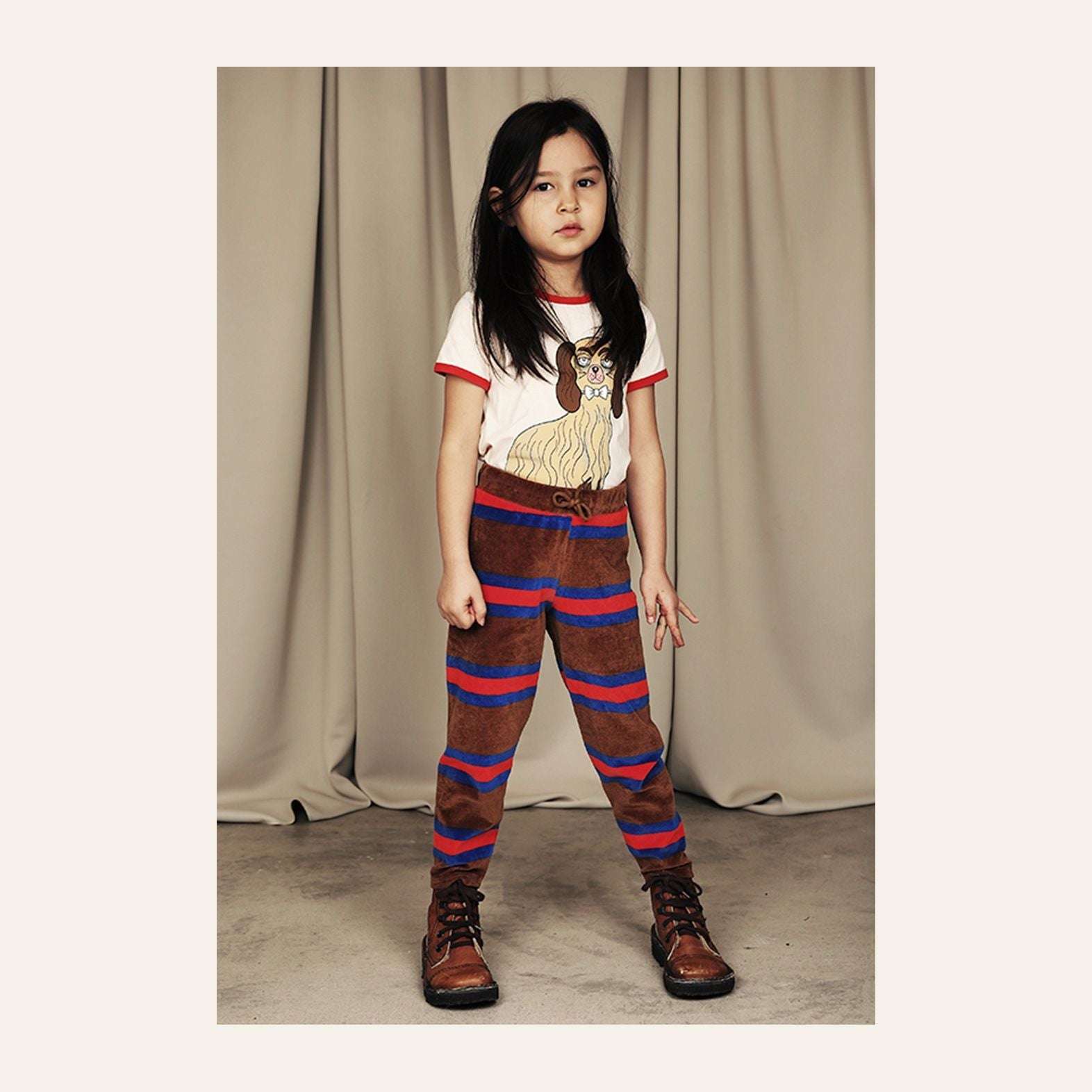 Mini Rodini - Панталони - Amsterdam Terry Joggers - Love|Labels