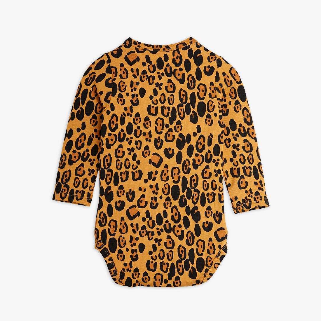Mini Rodini - Ромпери - Basic Leopard Long Sleeve Body - Love|Labels