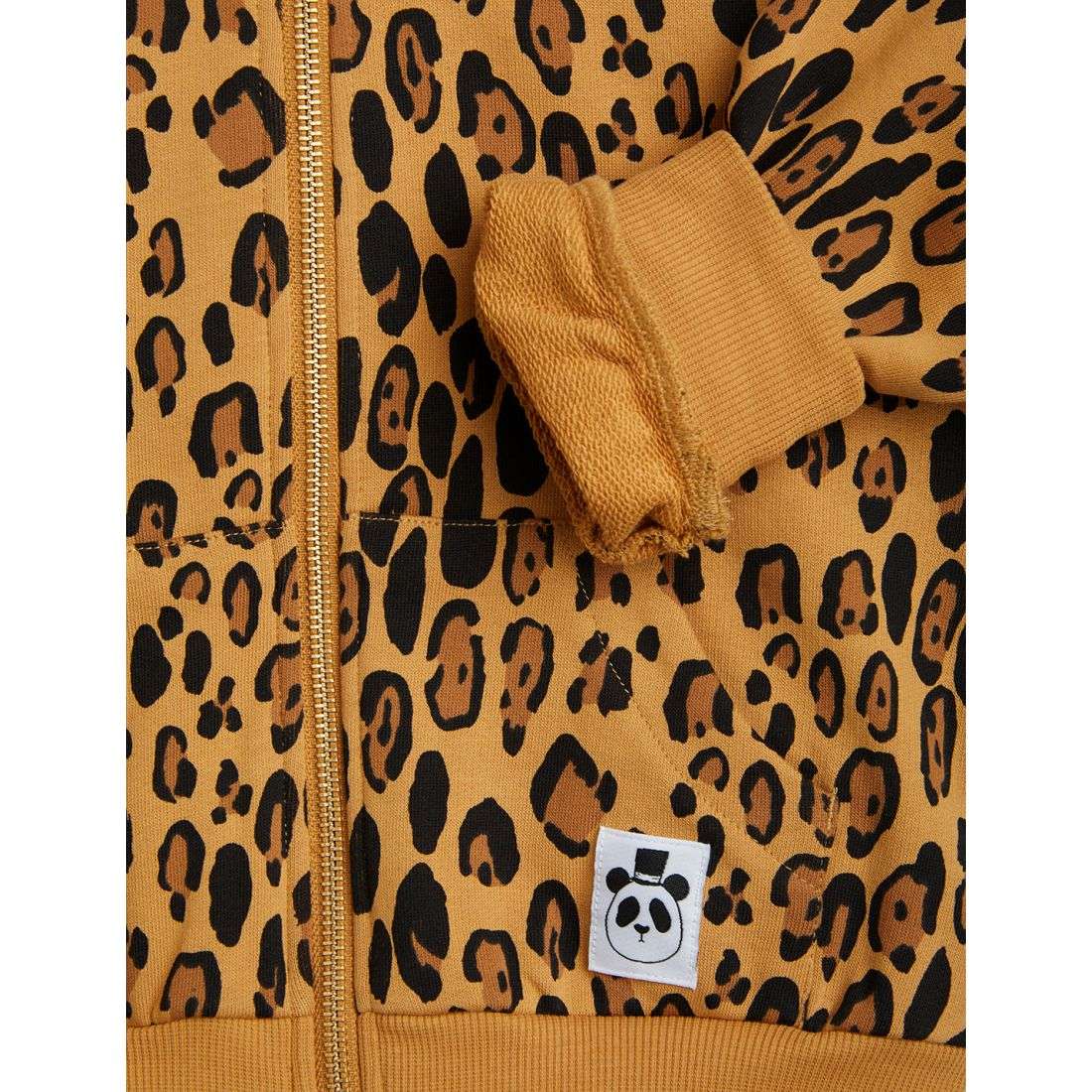 Mini Rodini - Блузи - Basic Leopard Zip Hoodie - Love|Labels