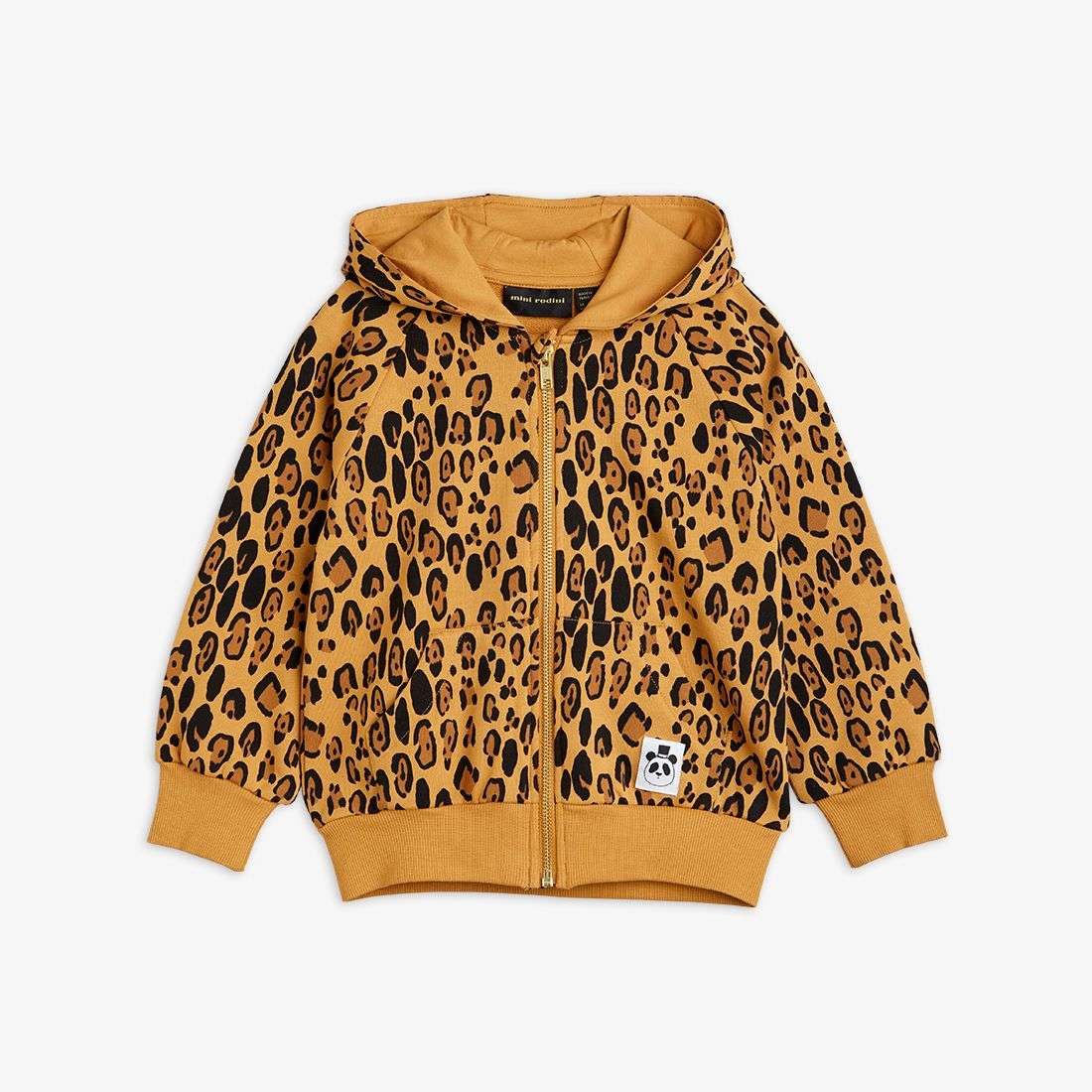 Mini Rodini - Блузи - Basic Leopard Zip Hoodie - Love|Labels
