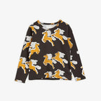 Mini Rodini - Блузи - Black Horses Long Sleeve T-Shirt - Love|Labels