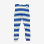 Mini Rodini - Клинове - Blue Stripe Ribbed Leggings - Love|Labels