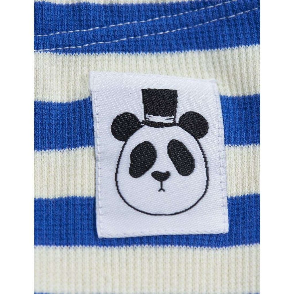 Mini Rodini - Клинове - Blue Stripe Ribbed Leggings - Love|Labels