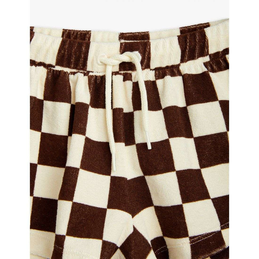 Mini Rodini - Шорти - Chess Check Terry Shorts - Love|Labels