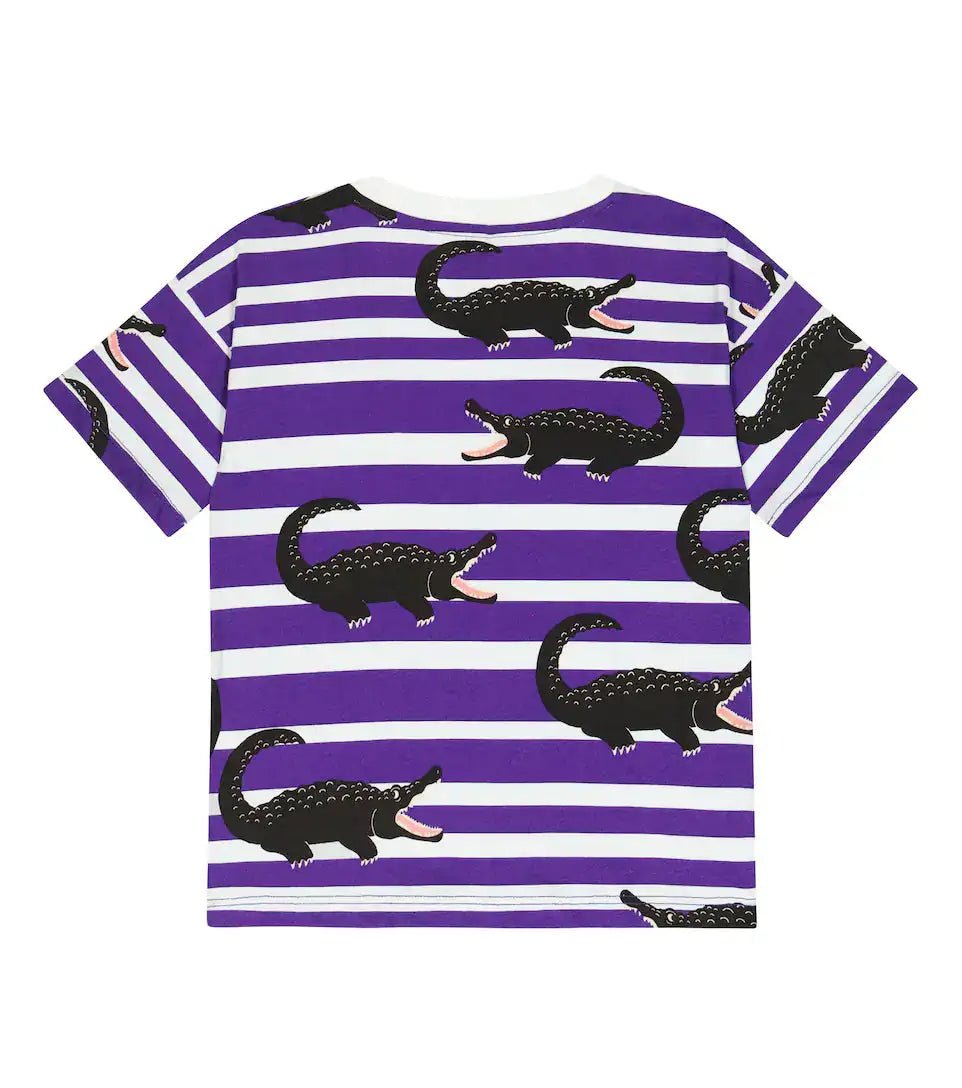 Mini Rodini - Тениски - Crocodile T-Shirt Purple - Love|Labels