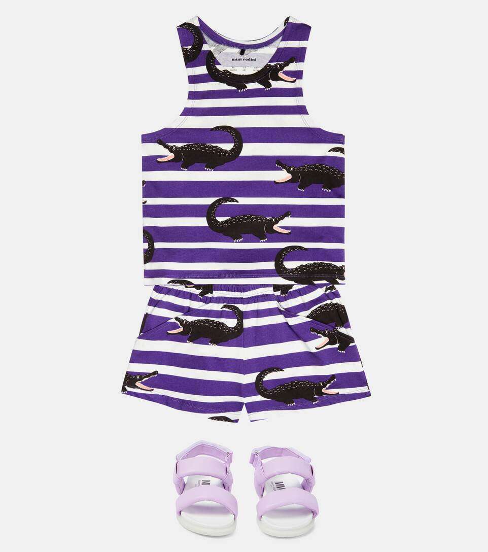 Mini Rodini - Потници - Crocodile Tank Top Purple - Love|Labels