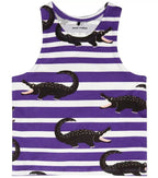 Mini Rodini - Потници - Crocodile Tank Top Purple - Love|Labels
