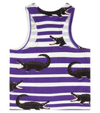 Mini Rodini - Потници - Crocodile Tank Top Purple - Love|Labels