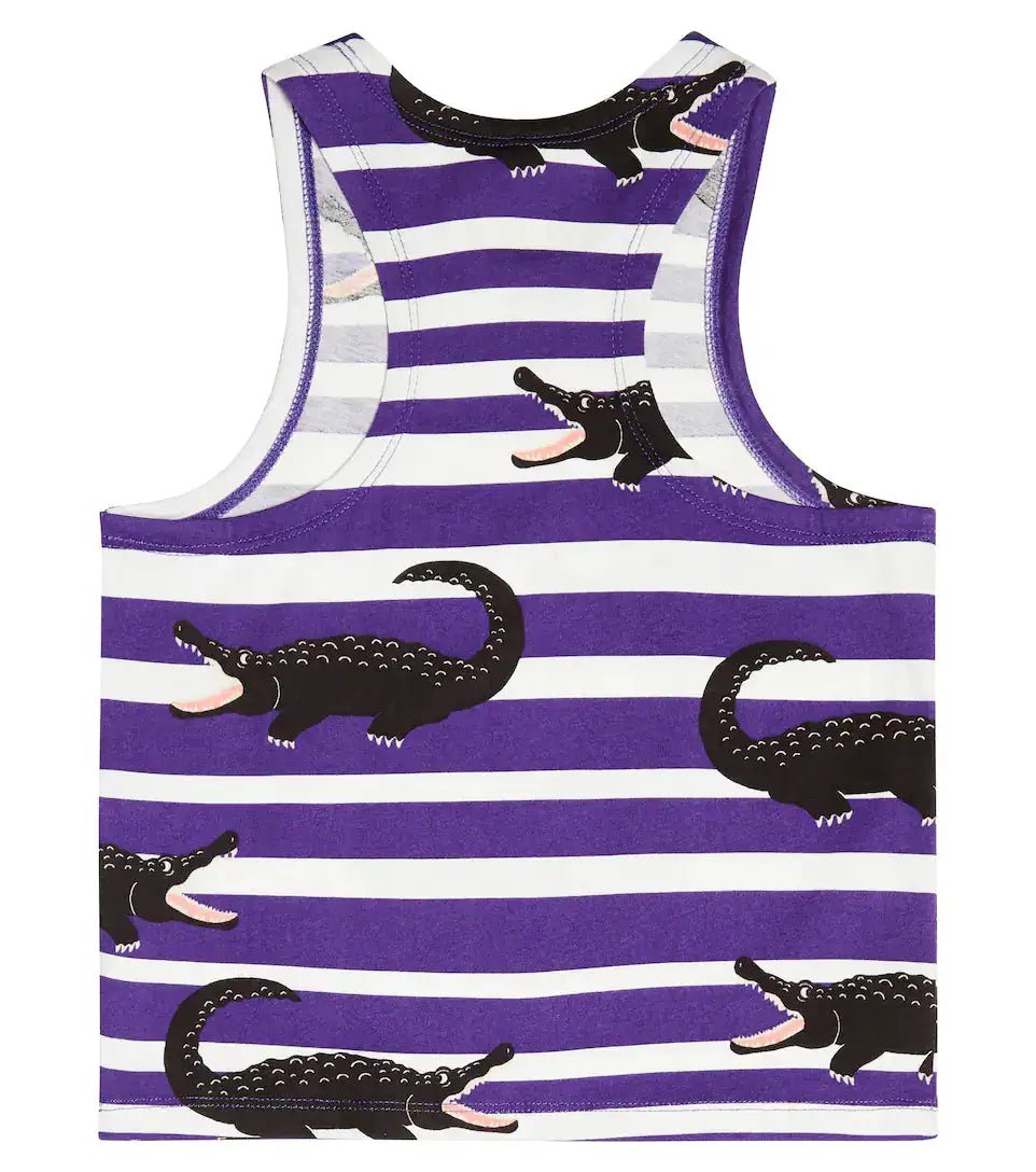 Mini Rodini - Потници - Crocodile Tank Top Purple - Love|Labels