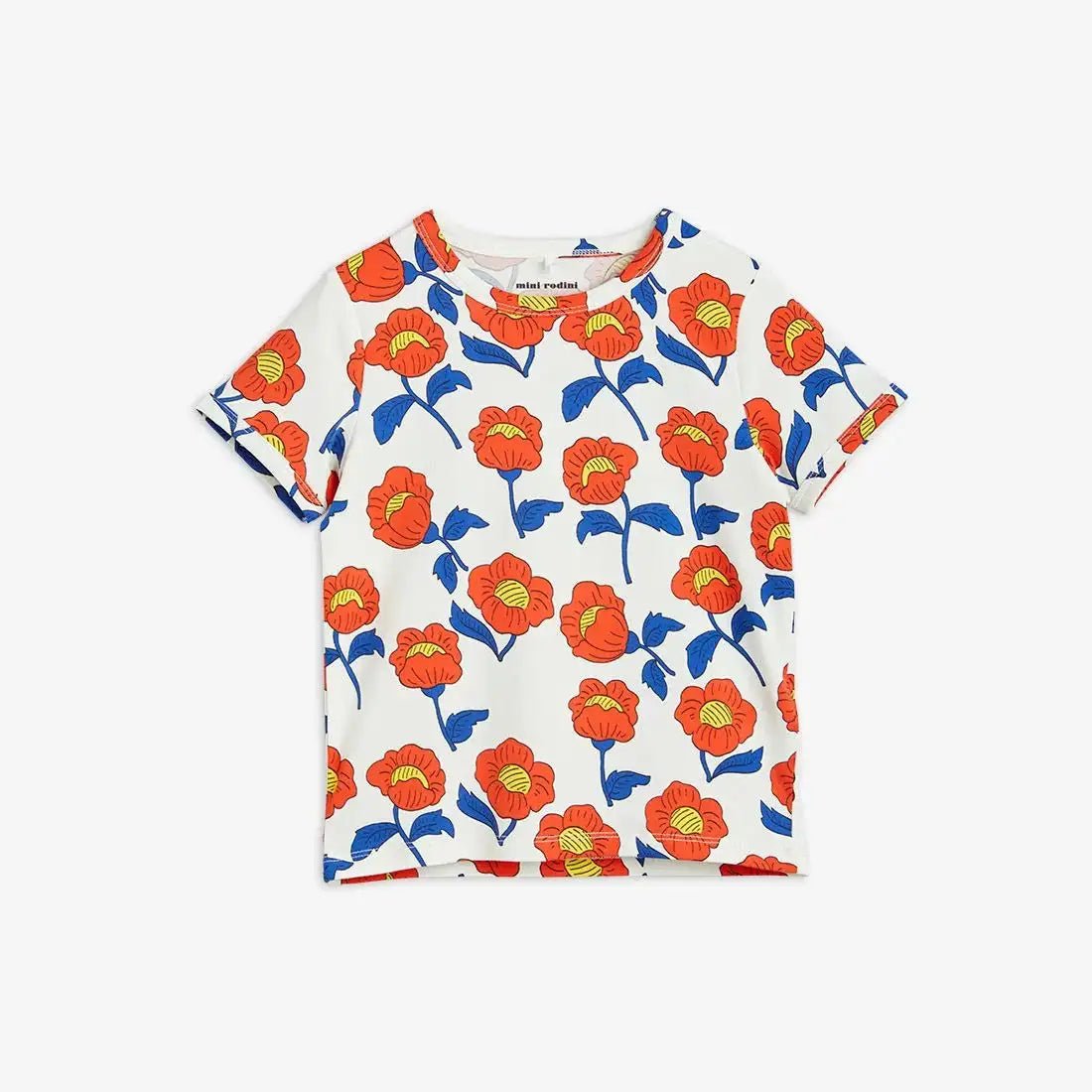 Mini Rodini - Тениски - Flowers T-Shirt - Love|Labels