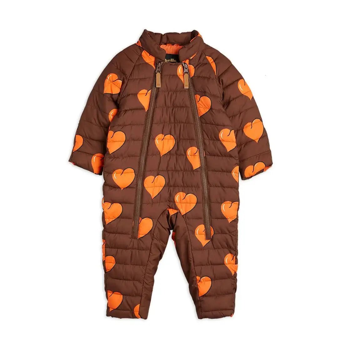 Mini Rodini - Якета - Hearts Padded Baby Overall - Love|Labels