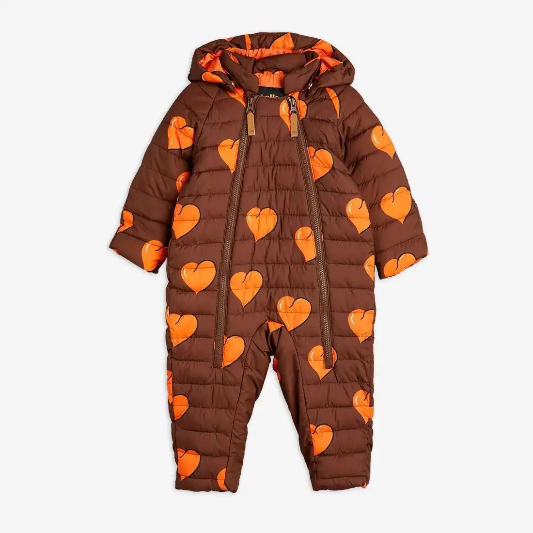 Mini Rodini - Якета - Hearts Padded Baby Overall - Love|Labels