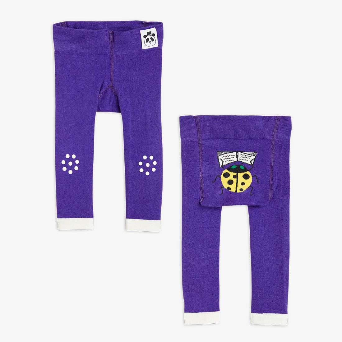 Mini Rodini - Клинове - Ladybird Anti Slip Tights - Love|Labels