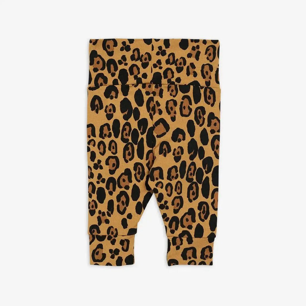 Mini Rodini - Клинове - Leopard Newborn Leggings - Love|Labels