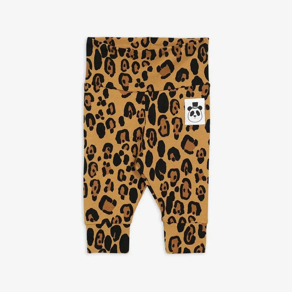 Mini Rodini - Клинове - Leopard Newborn Leggings - Love|Labels