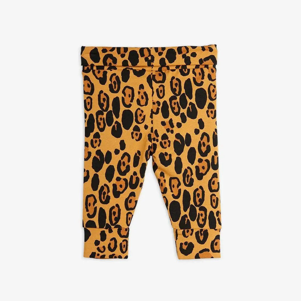 Mini Rodini - Клинове - Leopard Newborn Leggings - Love|Labels