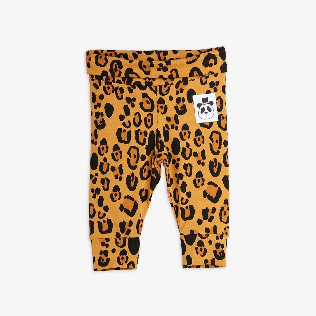 Mini Rodini - Клинове - Leopard Newborn Leggings - Love|Labels