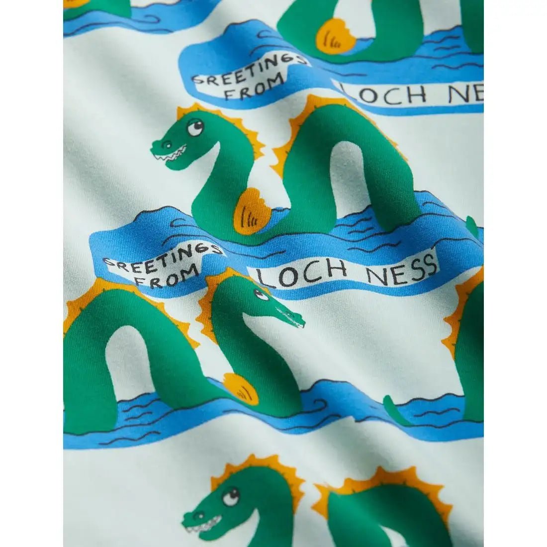 Mini Rodini - Ромпери - Loch Ness Long - Sleeve Bodysuit - Love|Labels