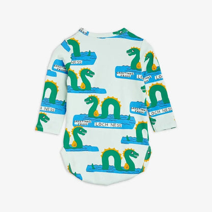 Mini Rodini - Ромпери - Loch Ness Long - Sleeve Bodysuit - Love|Labels