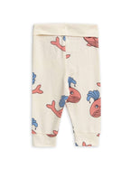 Mini Rodini - Клинове - Pink Whales Leggings - Love|Labels