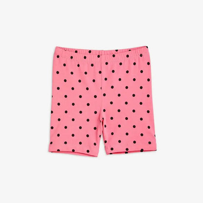 Mini Rodini - Клинове - Polka Dot Biker Shorts Pink - Love|Labels
