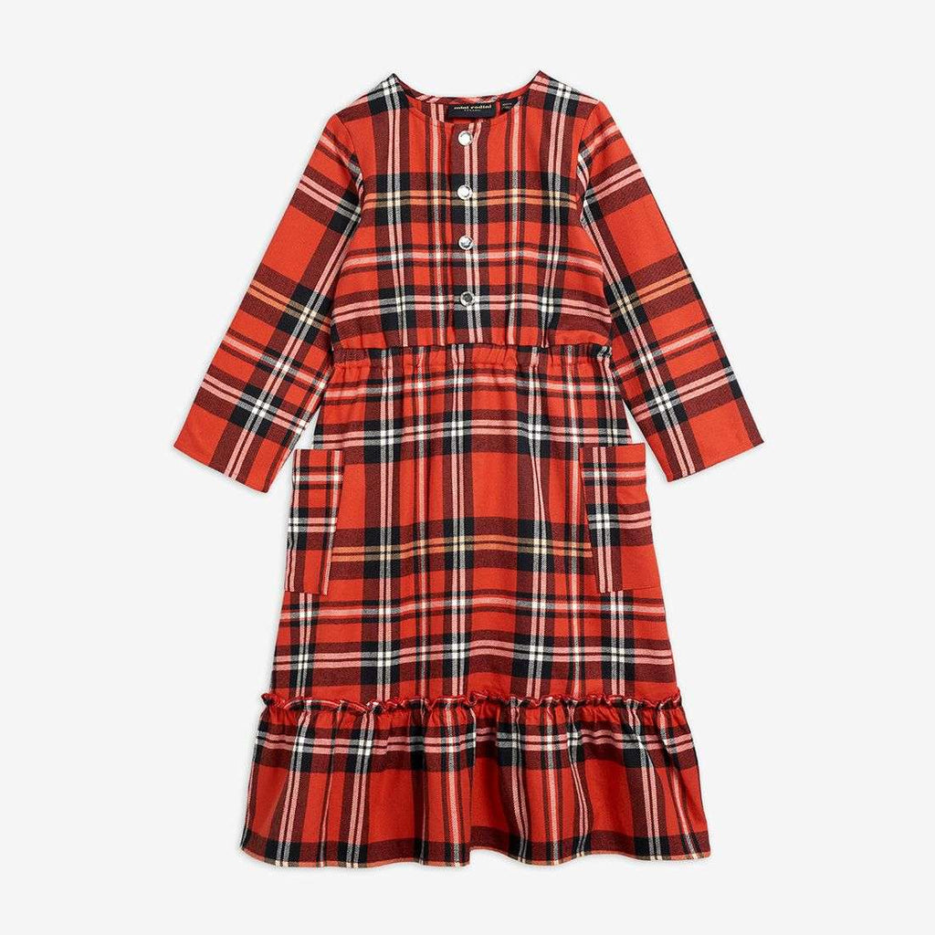 Mini Rodini - Рокли - Red Checked Dress - Love|Labels
