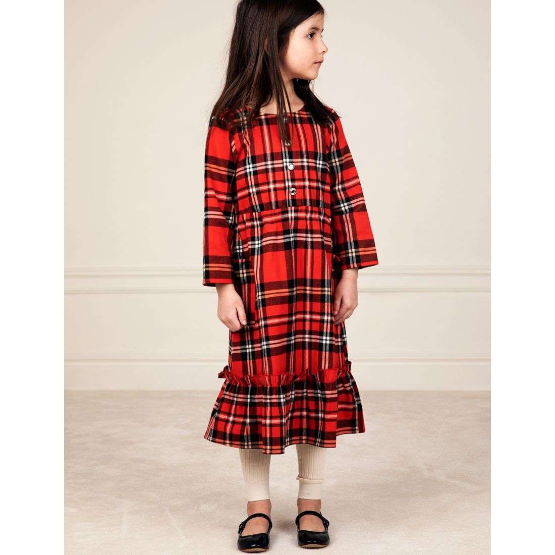 Mini Rodini - Рокли - Red Checked Dress - Love|Labels