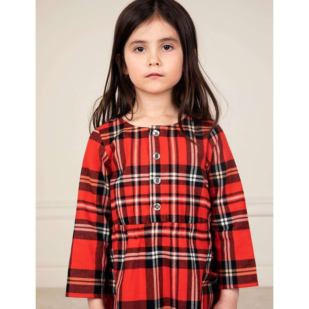 Mini Rodini - Рокли - Red Checked Dress - Love|Labels