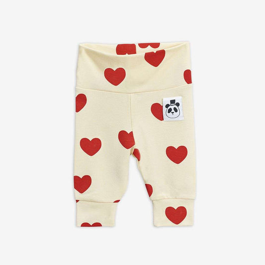 Mini Rodini - Клинове - Red Hearts Leggings - Love|Labels