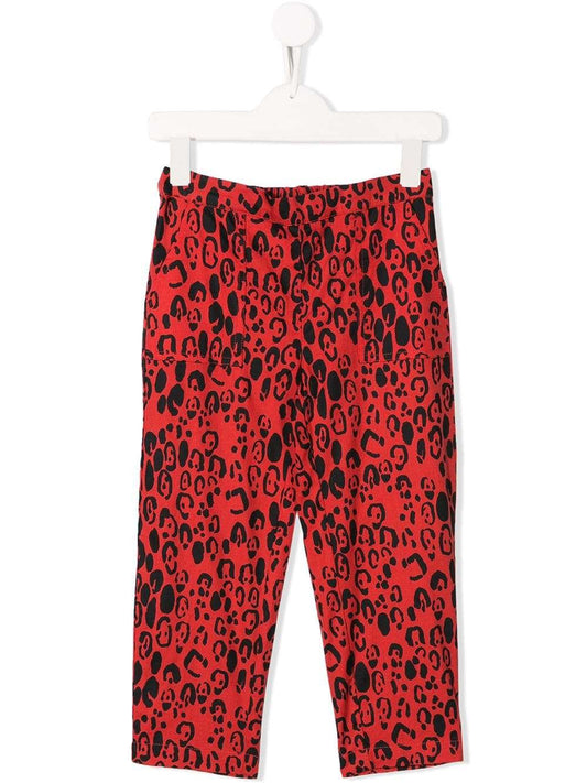 Mini Rodini - Панталони - Red Leo Pants - Love|Labels