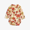 Mini Rodini - Ромпери - Roses Wrap Bodysuit Red - Love|Labels