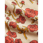 Mini Rodini - Ромпери - Roses Wrap Bodysuit Red - Love|Labels