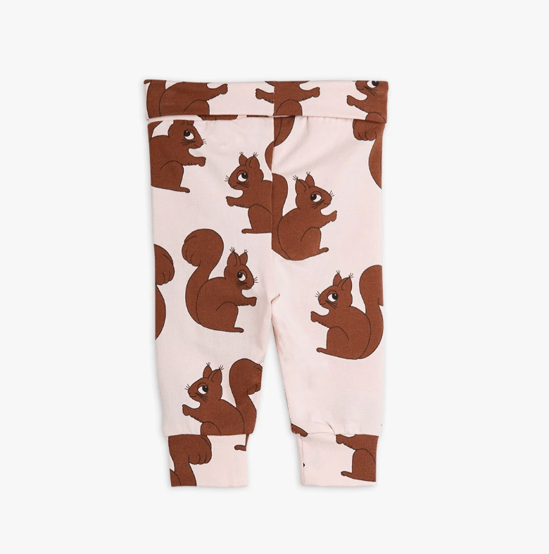 Mini Rodini - Клинове - Squirrel Newborn Leggings - Love|Labels