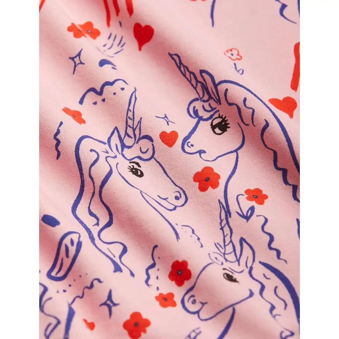 Mini Rodini - Ромпери - Unicorns Long - Sleeve Bodysuit - Love|Labels