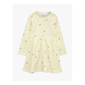 Mini Rodini - Рокли - White Long - Sleeve Knit Dress - Love|Labels
