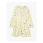 Mini Rodini - Рокли - White Long - Sleeve Knit Dress - Love|Labels