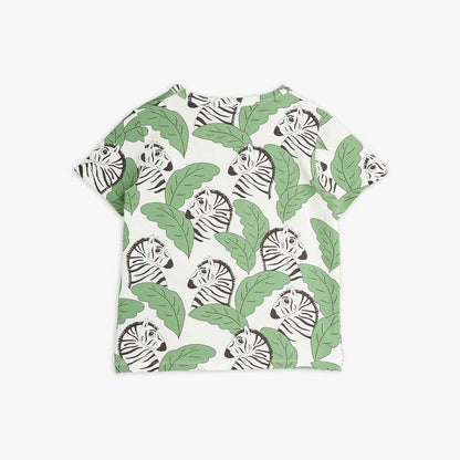 Mini Rodini - Тениски - Zebra T-Shirt Green - Love|Labels