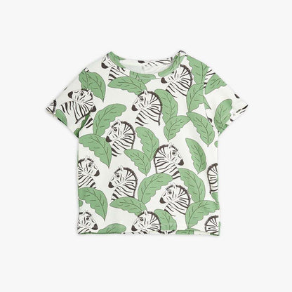 Mini Rodini - Тениски - Zebra T-Shirt Green - Love|Labels