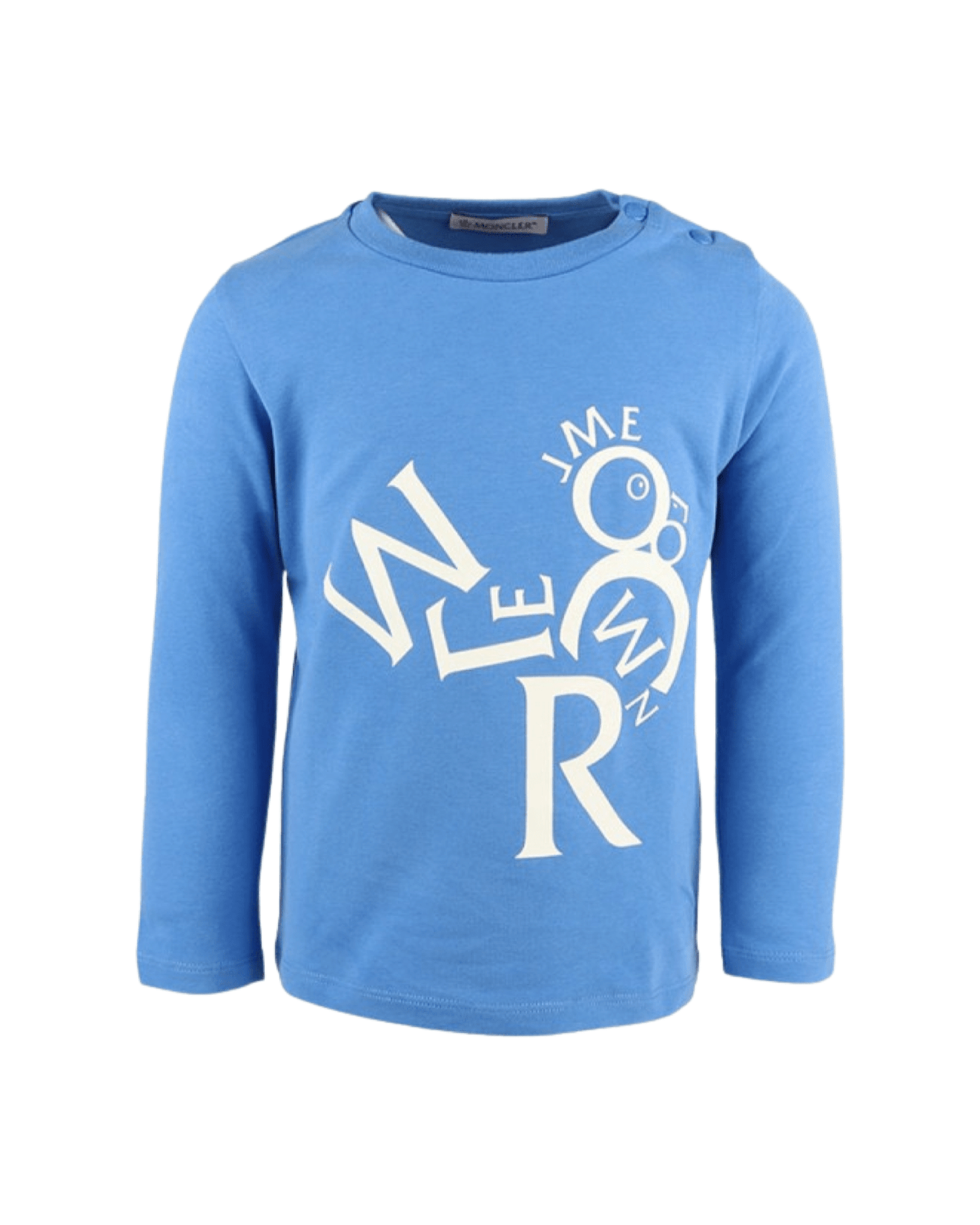 MONCLER - Блузи - Blue Print T-shirt - Love|Labels