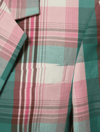 MSGM - Сака - Cotton & Linen Check Blazer - Love|Labels