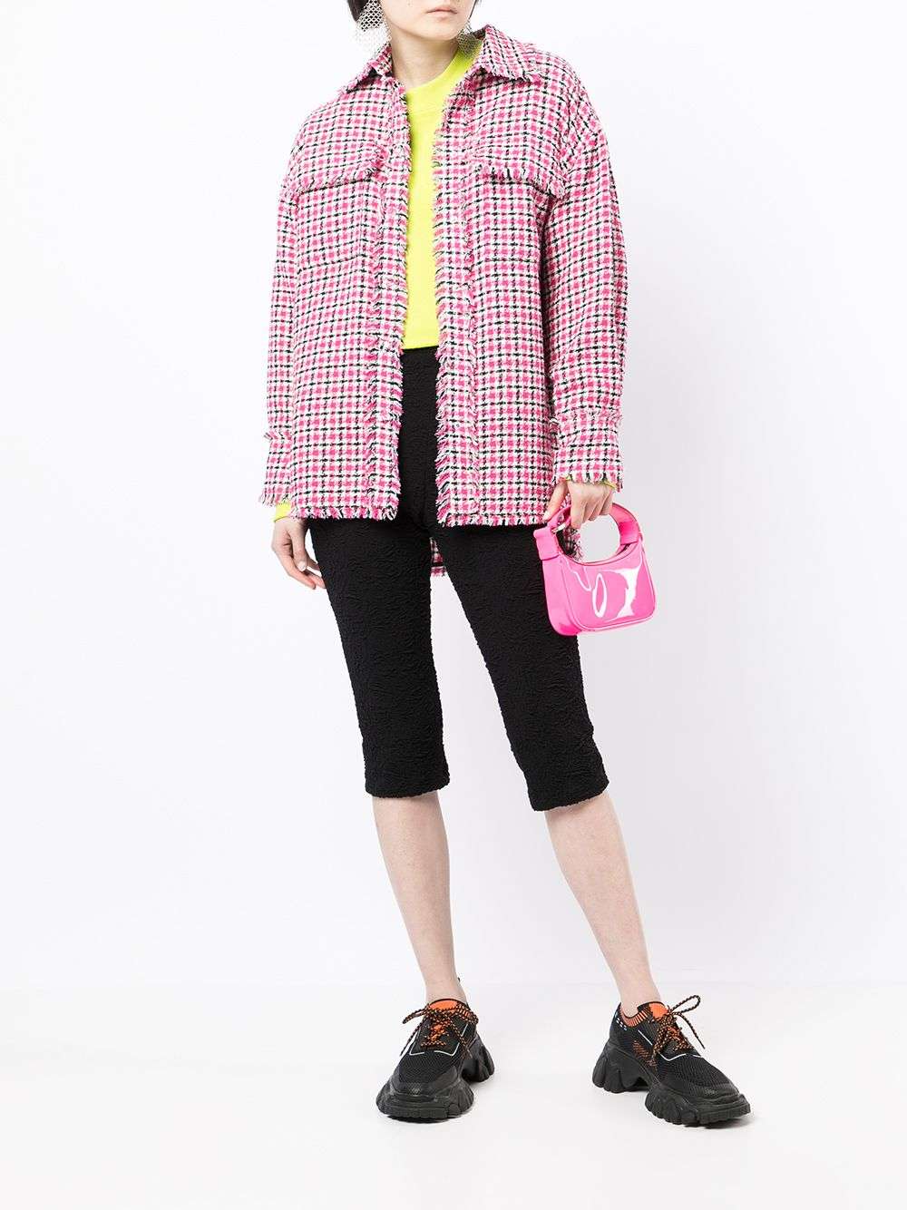 MSGM - Панталони - Knee - Length Textured Shorts - Love|Labels